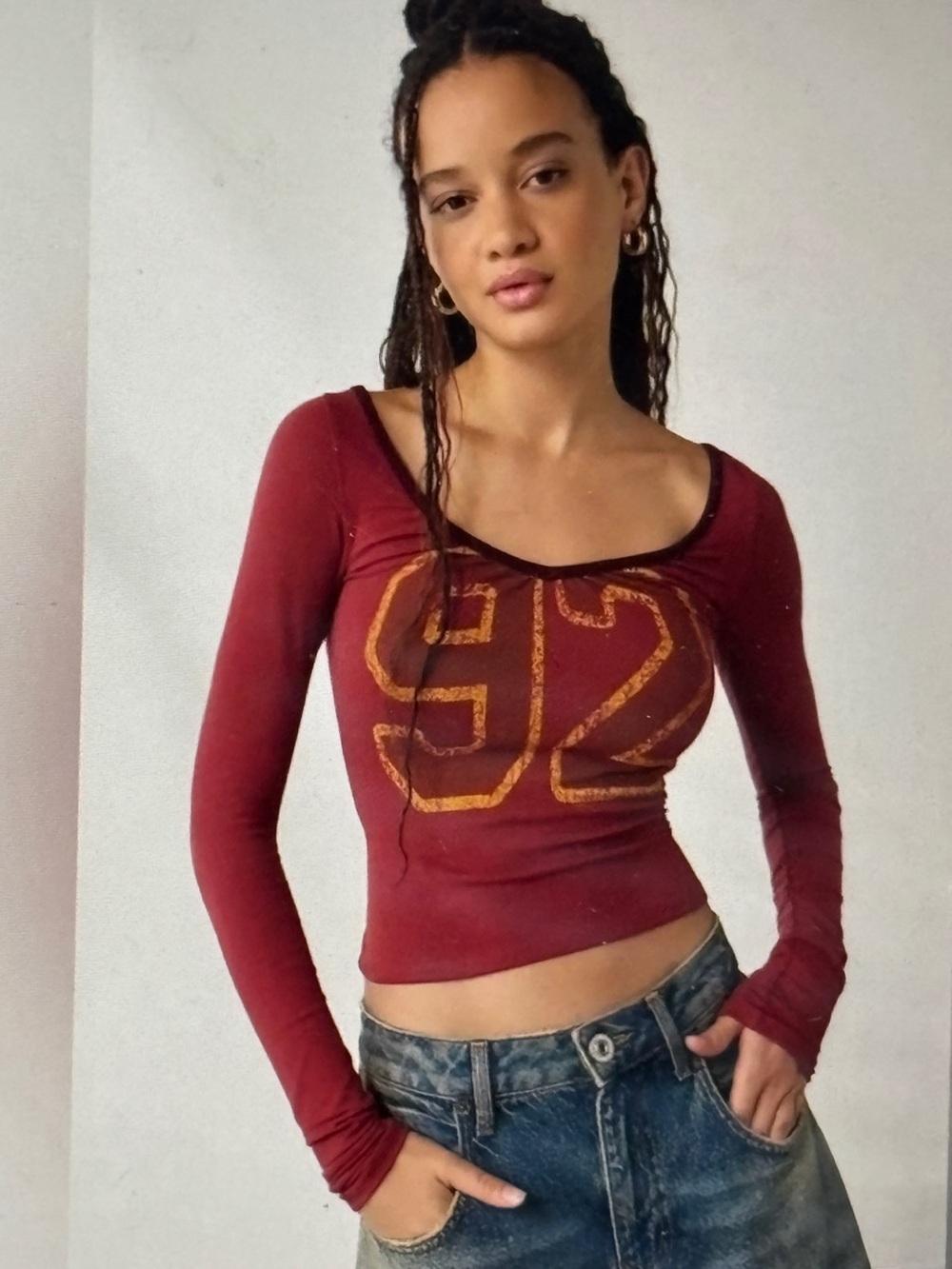 Urban Outfitters Rhea Open Back Strap 92 Top